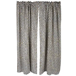 MacKenzie-Childs Courtly Check Curtain Panel| Room Accents