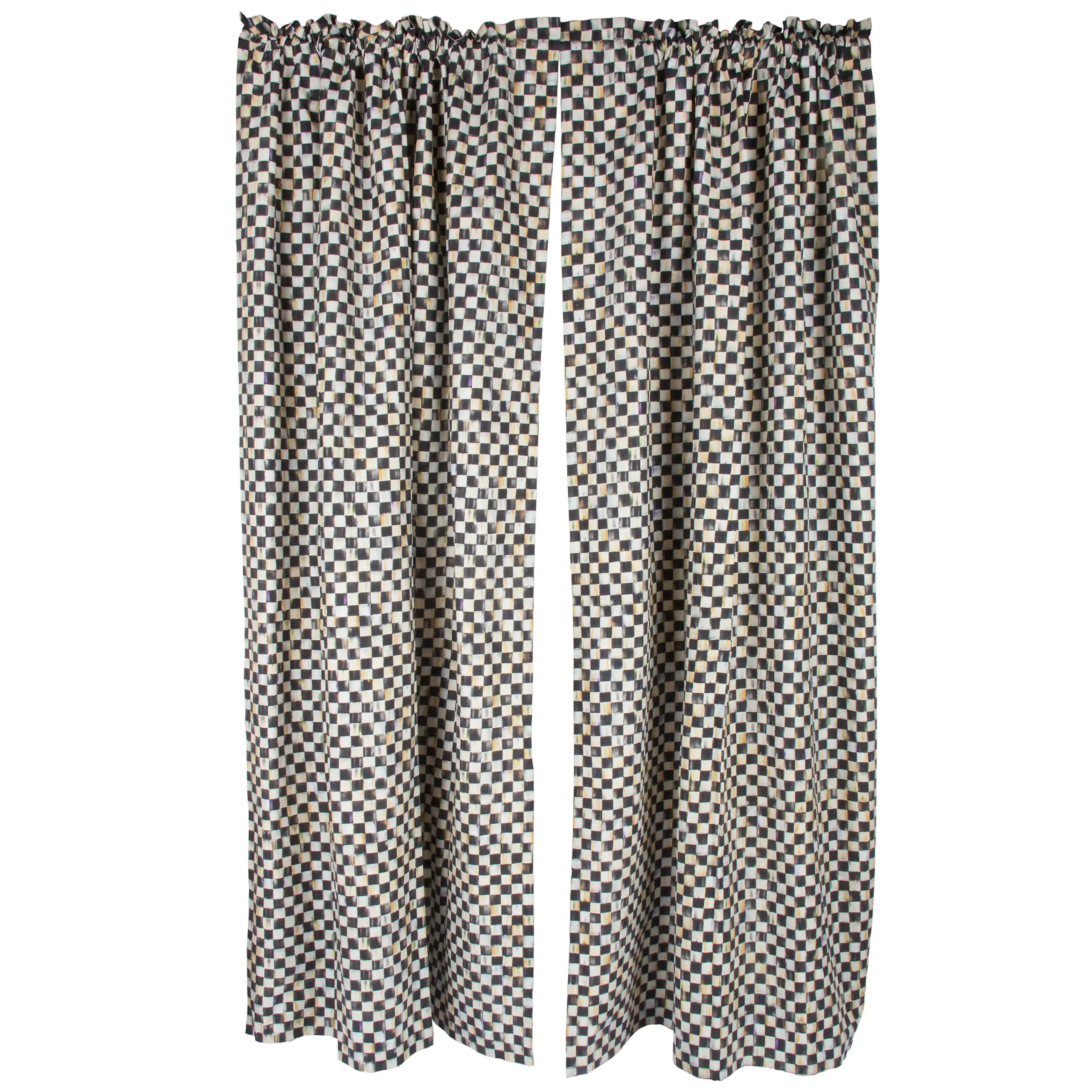MacKenzie-Childs Courtly Check Curtain Panel| Room Accents