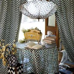 MacKenzie-Childs Courtly Check Curtain Panel| Room Accents