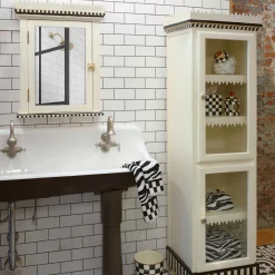MacKenzie-Childs Courtly Check Demi Canister| Room Accents|Kitchen Storage & Organization