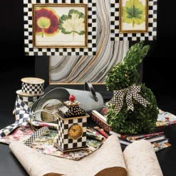 MacKenzie-Childs Courtly Check Desk Clock| Room Accents