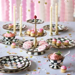 MacKenzie-Childs Courtly Check Dinner Plate| Dinnerware & Flatware