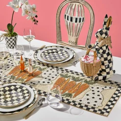 MacKenzie-Childs Courtly Check Dinner Plate| Dinnerware & Flatware