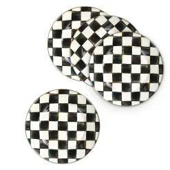 MacKenzie-Childs Courtly Check Dinner Plates, Set of 4| Kitchen & Dining Sets|Fall Entertaining