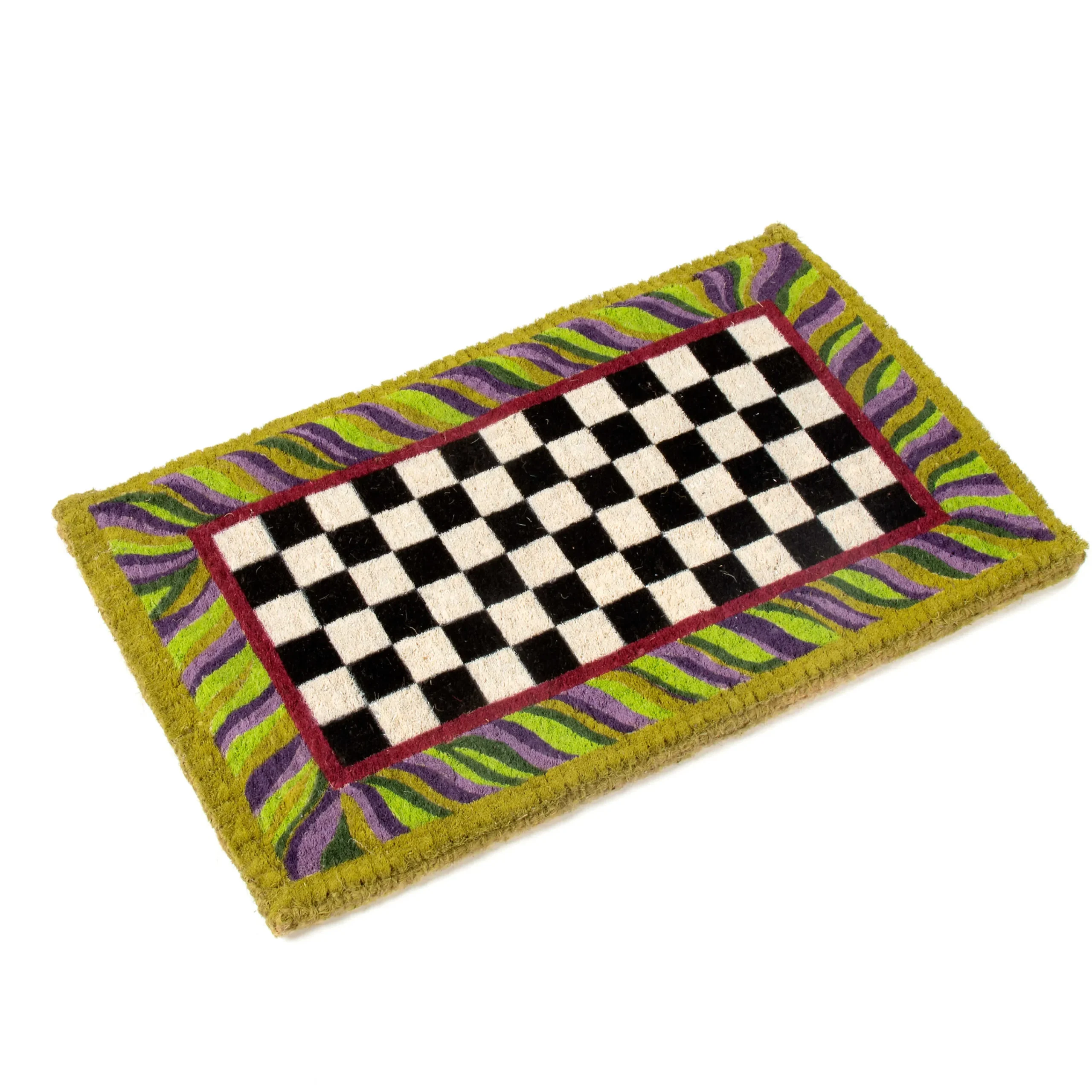 MacKenzie-Childs Courtly Check Entrance Mat| Outdoor|Rugs