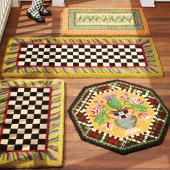 MacKenzie-Childs Courtly Check Entrance Mat| Outdoor|Rugs