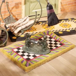 MacKenzie-Childs Courtly Check Entrance Mat| Outdoor|Rugs