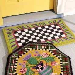 MacKenzie-Childs Courtly Check Entrance Mat| Outdoor|Rugs