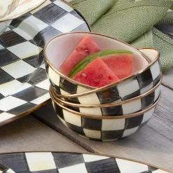 MacKenzie-Childs Courtly Check Everyday Bowl| Bar Entertaining|Dinnerware & Flatware