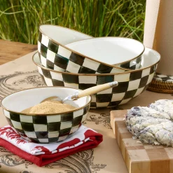 MacKenzie-Childs Courtly Check Extra Large Everyday Bowl| Serveware