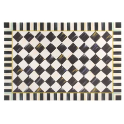 MacKenzie-Childs Courtly Check Floor Mat - 2' x 3'| Rugs