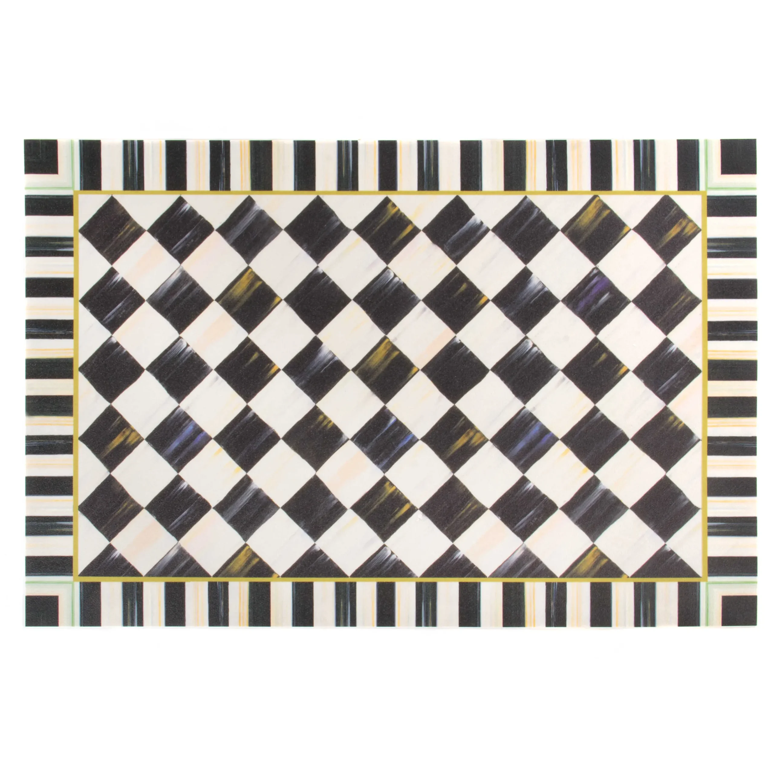 MacKenzie-Childs Courtly Check Floor Mat - 2' x 3'| Rugs