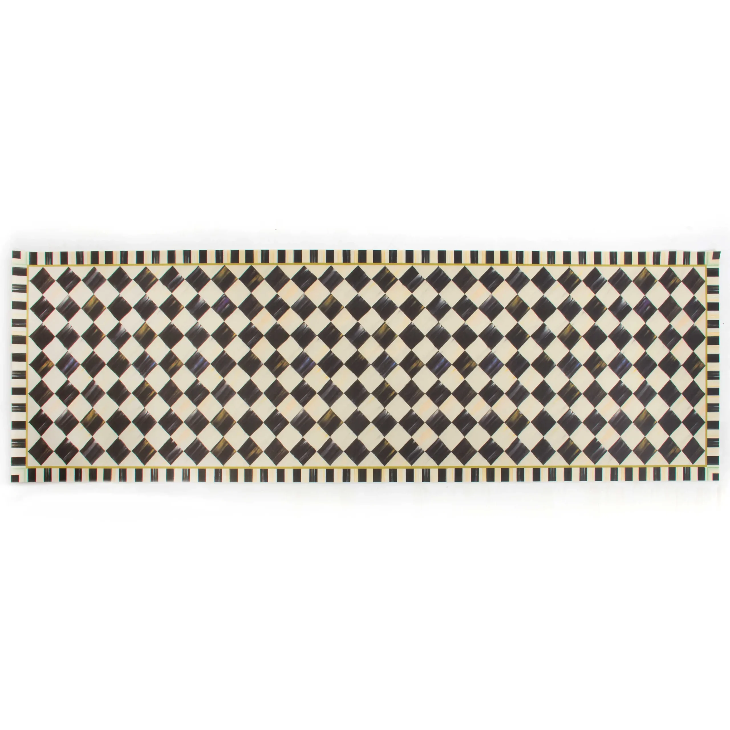 MacKenzie-Childs Courtly Check Floor Mat - 2'6 x 8' Runner| Rugs