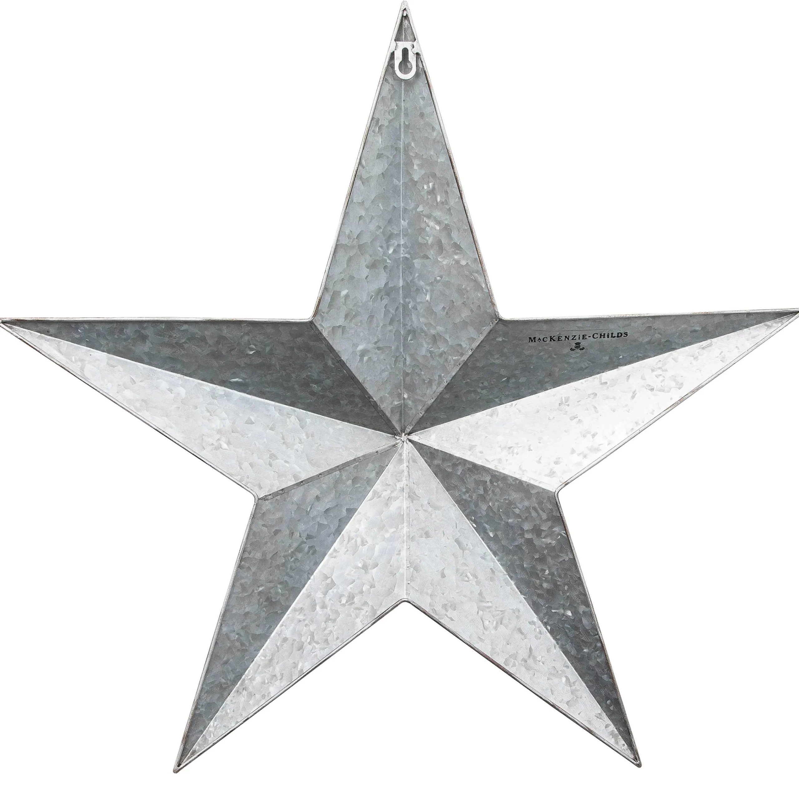 MacKenzie-Childs Courtly Check Galvanized Barn Star Wall Decor| Spring|Outdoor