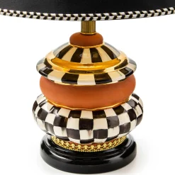 MacKenzie-Childs Courtly Check Groovy Table Lamp| Lighting