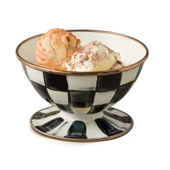 MacKenzie-Childs Courtly Check Ice Cream Dish| Dinnerware & Flatware