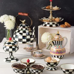 MacKenzie-Childs Courtly Check Ice Cream Dish| Dinnerware & Flatware