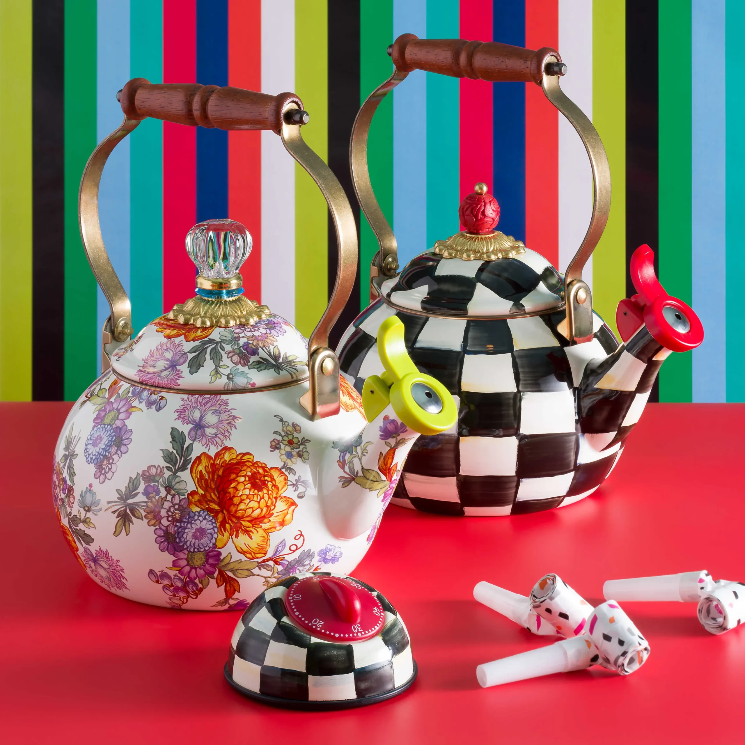 MacKenzie-Childs Courtly Check Kitchen Timer| Kitchen Utensils & Tools