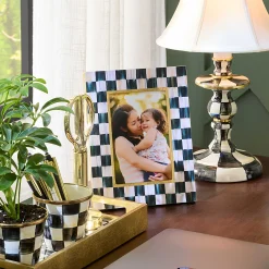 MacKenzie-Childs Courtly Check Lacquer 4 x 6 Frame| Room Accents