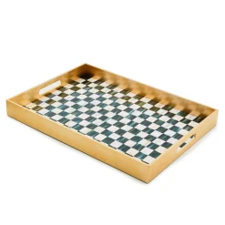 MacKenzie-Childs Courtly Check Lacquer Tray| Room Accents