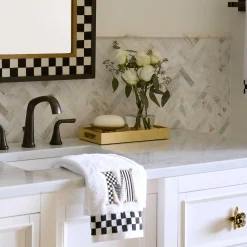 MacKenzie-Childs Courtly Check Lacquer Vanity Tray| Room Accents