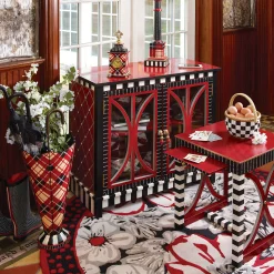 MacKenzie-Childs Courtly Check Large Basket| Easter|Spring