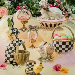 MacKenzie-Childs Courtly Check Large Basket| Easter|Spring