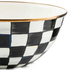 MacKenzie-Childs Courtly Check Large Everyday Bowl| Fall Entertaining|Serveware
