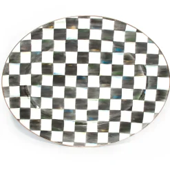 MacKenzie-Childs Courtly Check Large Oval Platter| Bar Entertaining|Serveware