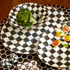 MacKenzie-Childs Courtly Check Large Oval Platter| Bar Entertaining|Serveware