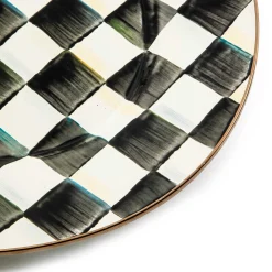 MacKenzie-Childs Courtly Check Large Oval Platter| Bar Entertaining|Serveware