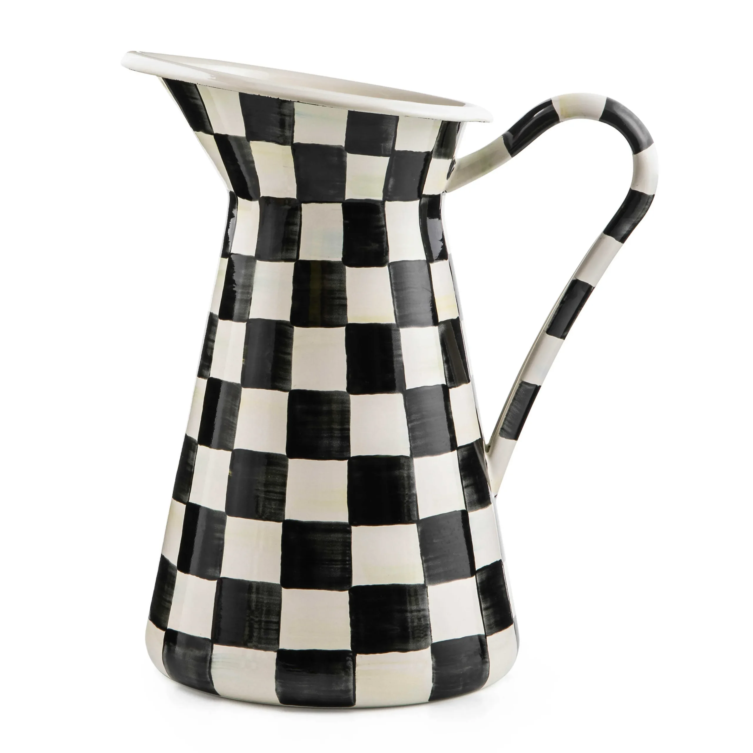 MacKenzie-Childs Courtly Check Large Practical Pitcher| Bar Entertaining|Serveware