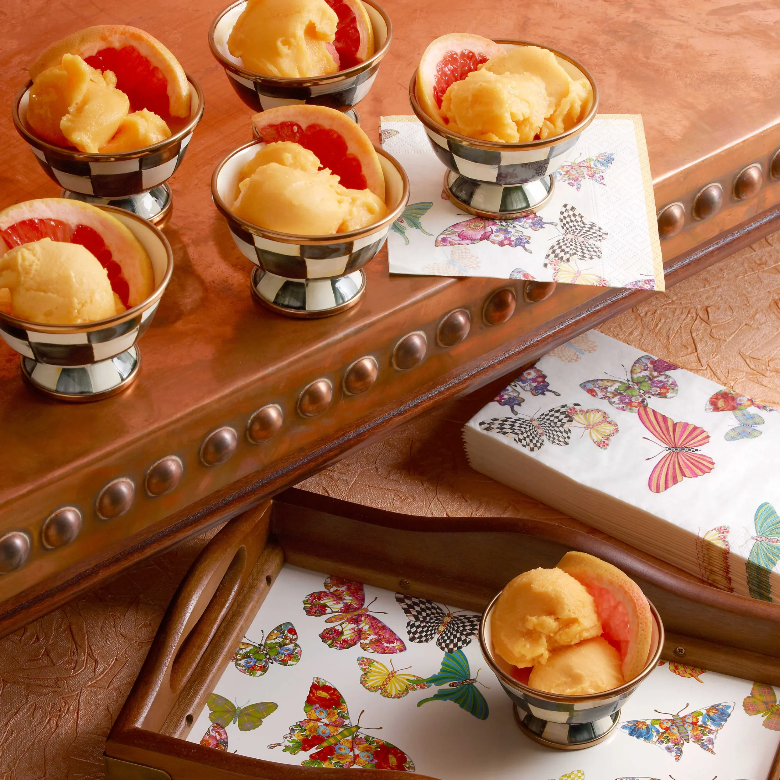 MacKenzie-Childs Courtly Check Little Sugar Bowl| The Coffee Shop|Serveware
