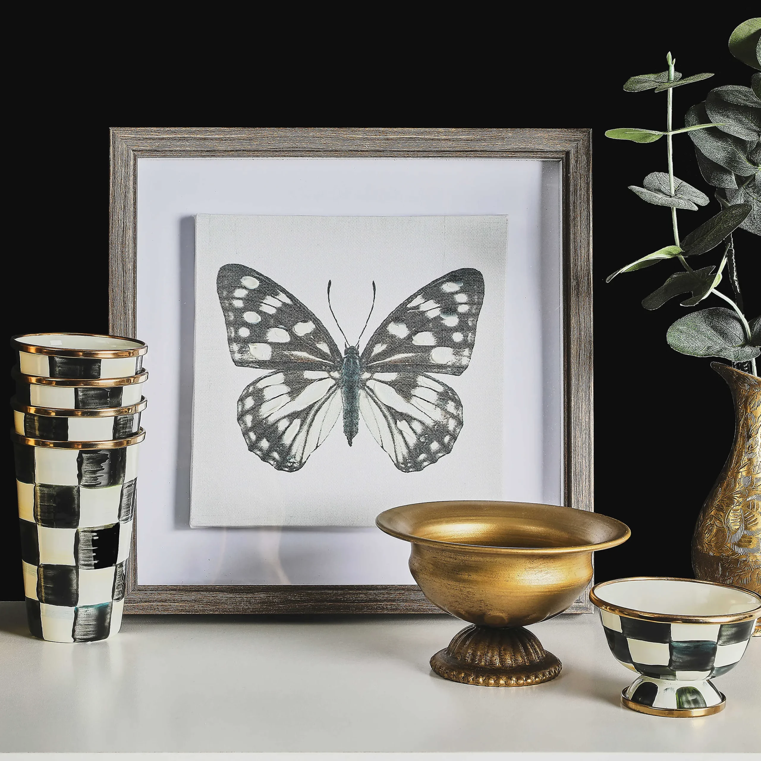 MacKenzie-Childs Courtly Check Little Sugar Bowl| The Coffee Shop|Serveware