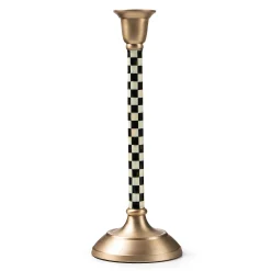 MacKenzie-Childs Courtly Check Medium Candlestick| Candles & Fragrances|Room Accents