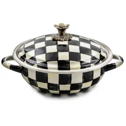 MacKenzie-Childs Courtly Check Medium Casserbole| Cookware & Bakeware