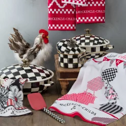 MacKenzie-Childs Courtly Check Medium Casserbole| Cookware & Bakeware