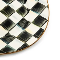 MacKenzie-Childs Courtly Check Medium Oval Platter| Bar Entertaining|Serveware