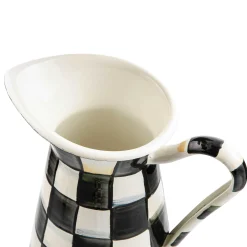 MacKenzie-Childs Courtly Check Medium Practical Pitcher| Bar Entertaining|Serveware