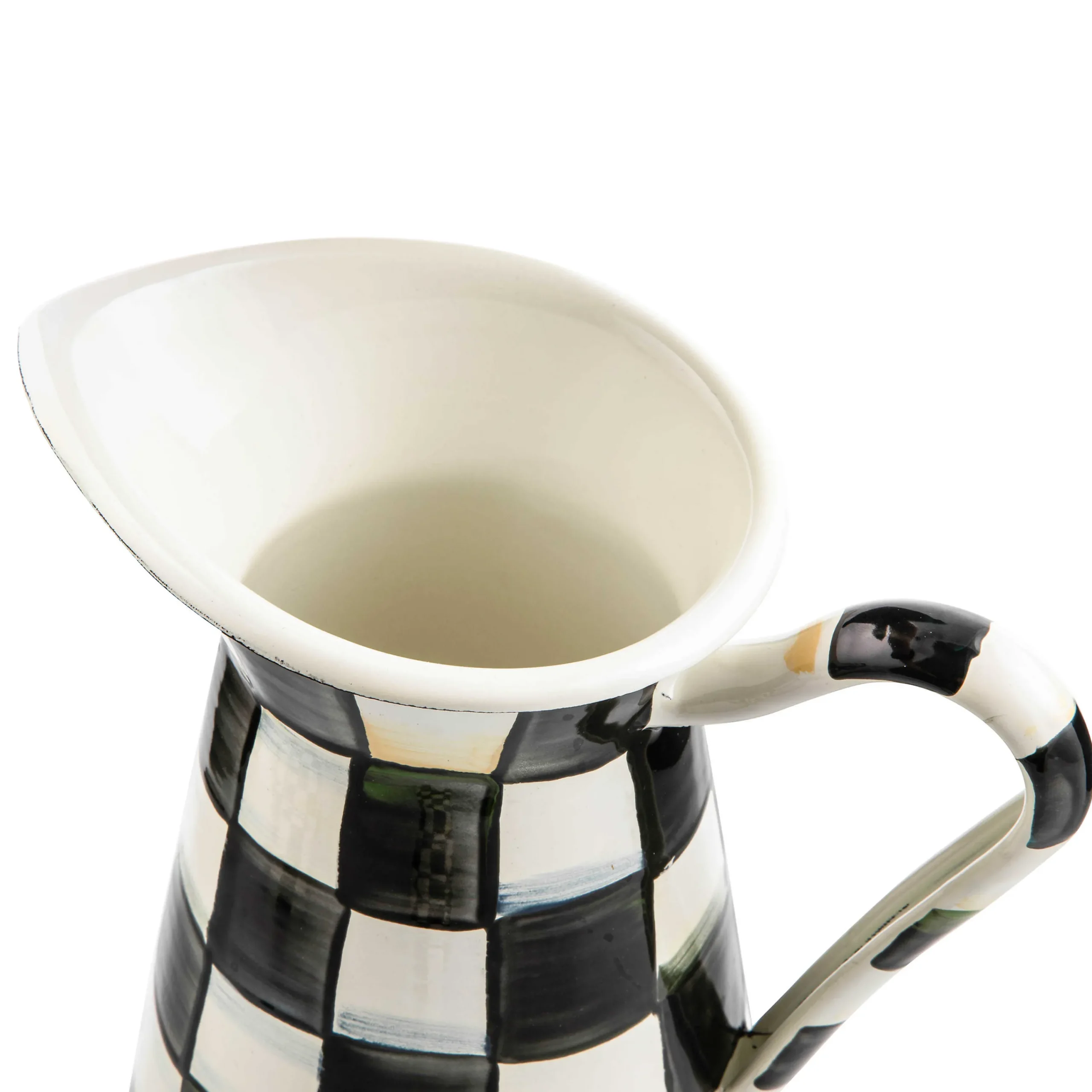 MacKenzie-Childs Courtly Check Medium Practical Pitcher| Bar Entertaining|Serveware