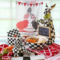 MacKenzie-Childs Courtly Check Menu Rabbit| Easter|Spring