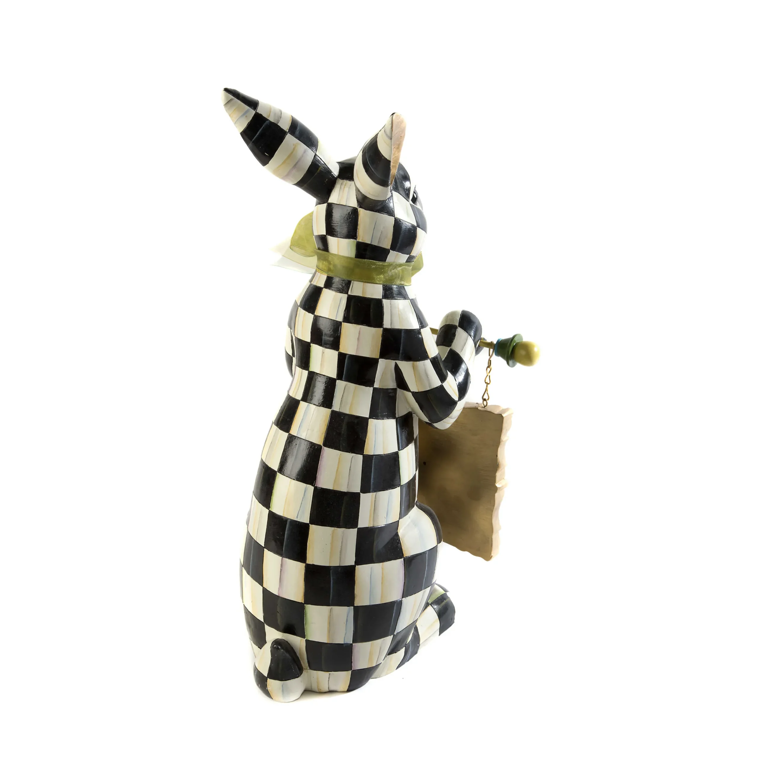 MacKenzie-Childs Courtly Check Menu Rabbit| Easter|Spring
