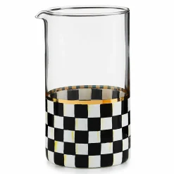 MacKenzie-Childs Courtly Check Mixing Glass| Fall Entertaining|Bar Entertaining