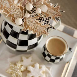 MacKenzie-Childs Courtly Check Mug| The Coffee Shop|Fall Entertaining