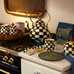 MacKenzie-Childs Courtly Check Mug| The Coffee Shop|Fall Entertaining