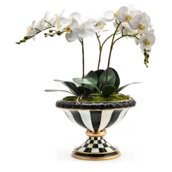 MacKenzie-Childs Courtly Check Orchid Arrangement| Greenery & Florals