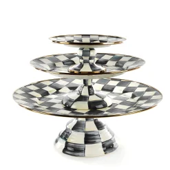 MacKenzie-Childs Courtly Check Pedestal Platters, Set of 3| Kitchen & Dining Sets|Serveware