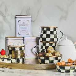 MacKenzie-Childs Courtly Check Pinch Bowl| Bar Entertaining|Serveware