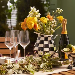 MacKenzie-Childs Courtly Check Pitcher| Serveware|Bar Entertaining