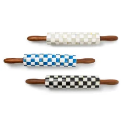 MacKenzie-Childs Courtly Check Rolling Pin| Kitchen Utensils & Tools